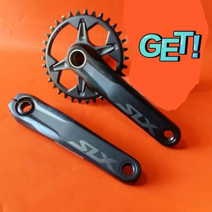 Crank Shimano SLX M7100 Single 34T tanpa BB