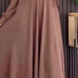 Baju Gamis Wanita - Zahra Vest Gamis Dress Wanita - Pakaian Wanita