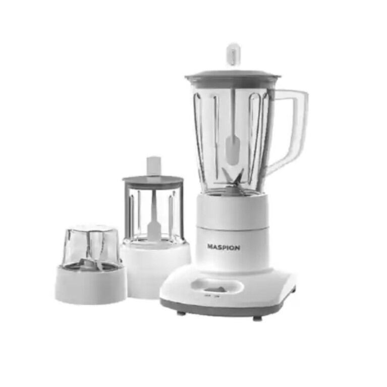 Blender 3In1 Maspion Mt1263Gl Kaca Beling Gelas Bumbu Basah & Kering Garansi Motor 3Tahun