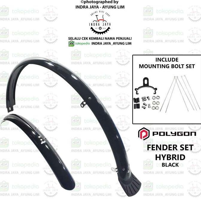 POLYGON SPATBORD / FENDER SET HYBRID - 700c