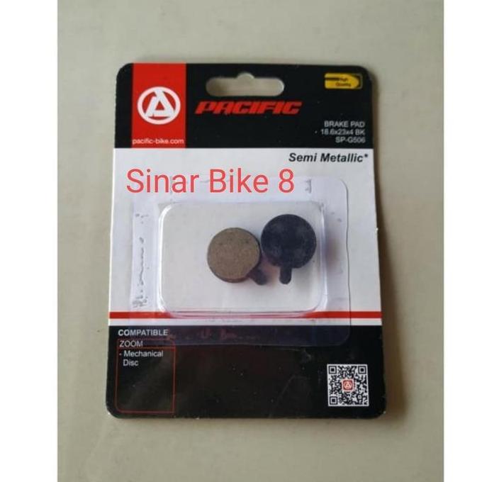 Kampas Rem Pasific Disc Brake Pad Bulat Cakram Zoom Sepeda MTB