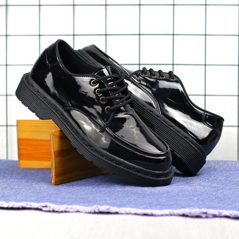 EXCLUSIVE SHID SEPATU FORMAL PDH PANTOFEL GLOSY KERJA PRIA - LUCK HITAM