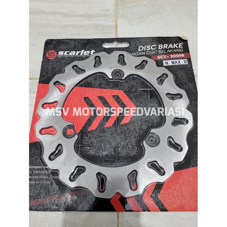 Promo PIRINGAN CAKRAM DISK DISC BRAKE SCARLET SET DEPAN BELAKANG NMAX N MAX Diskon