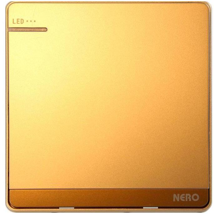 Saklar engkel LED decora gold nero. Saklar single LED decora gold nero terlaris