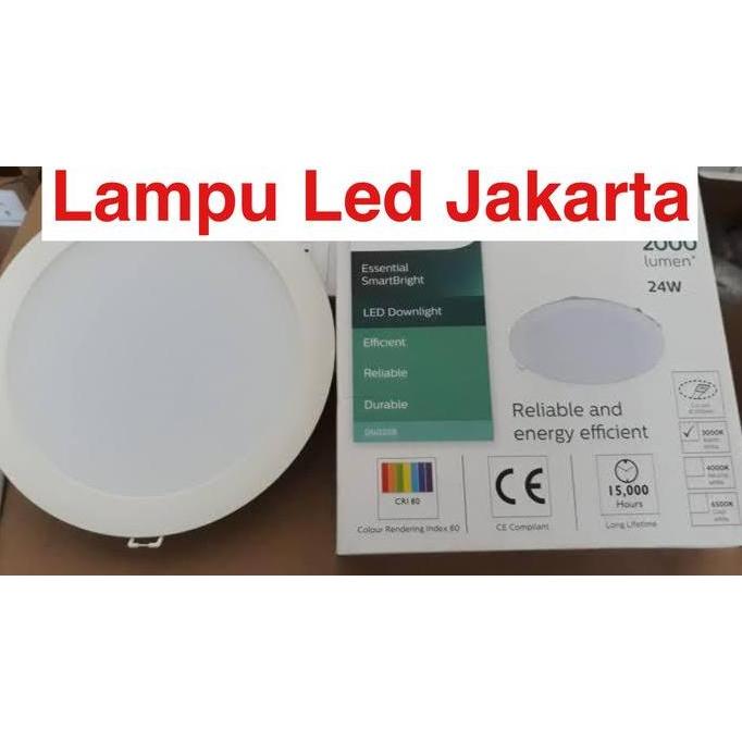 LAMPU DOWNLIGHT PHILIPS DN020B 8" 24WATT. PANEL PHILIPS 24WATT BULAT original