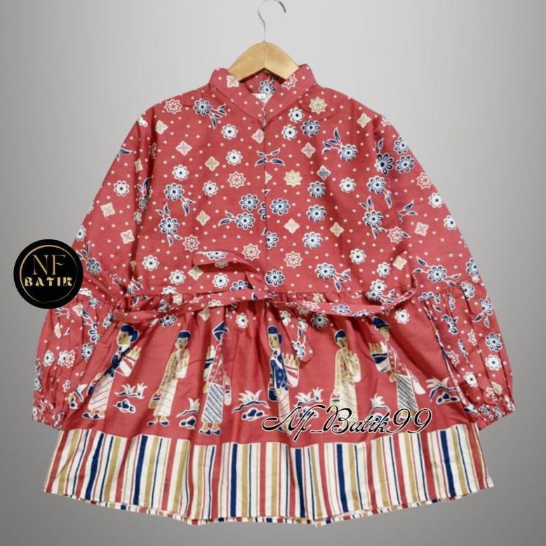 Premium Baju Batik Wanita | Atasan Batik Wanita Kerja | Batik Kerja Size M L Xl Xxl