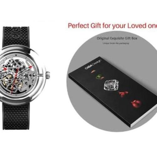 TERMURAH - Ciga Design T Serie 360 Degree Transparent Mechanical Watch Jam Ciga T Jam Tangan Unisex 