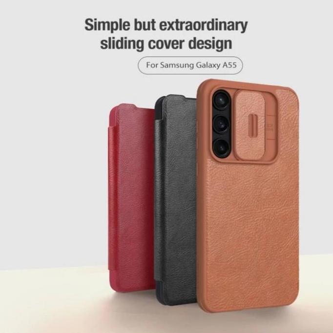Samsung A55 Nillkin Qin Pro Series Leather Case - Flip Cover
