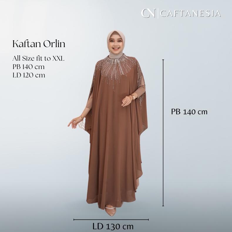 CUCI GUDANG CAFTANESIA - KAFTAN ORLIN / KAFTAN MEWAH/ KAFTAN MODERN/ KAFTAN PESTA / KAFTAN JUMBO