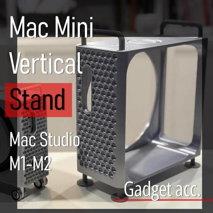 Apple MAC Studio Mini M1 M2 Dock Vertical Base Stand Dudukan Miniatur PowerMac G5 PRO