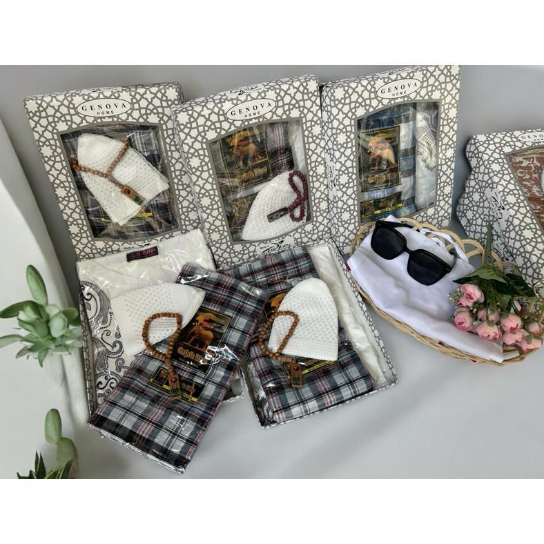 hampers lebaran /Parcel/souvenir baju koko sarung peci tasbih/harga grosir/KAMEH