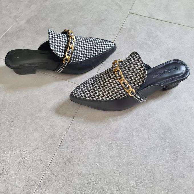 DR157 - - Bloomberg - Sandal Hak Mules Big Size Jumbo - Hak 3 cm - BIG SIZE JUMBO - BS Tribal Mules 
