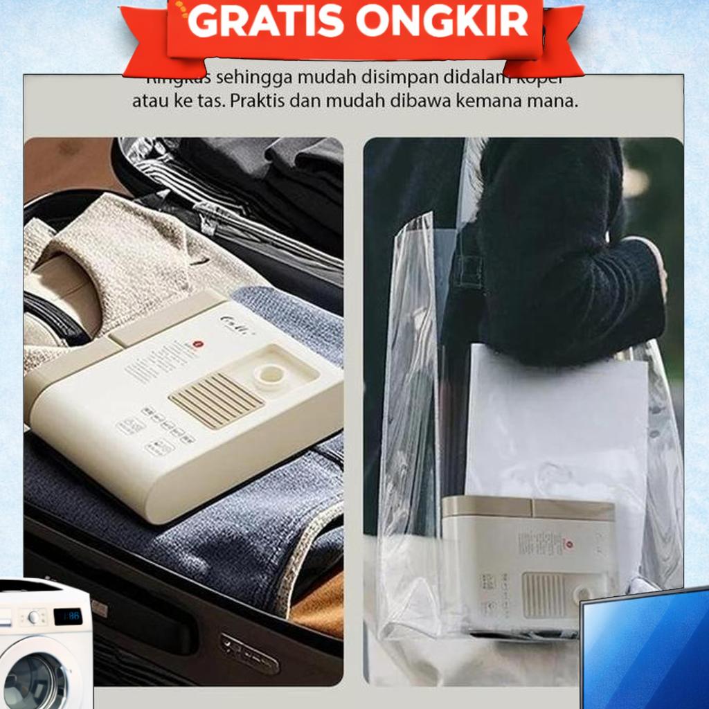 Ketel Listrik Mini Lipat Perjalanan Panas Cepat Dispenser Air Portabel