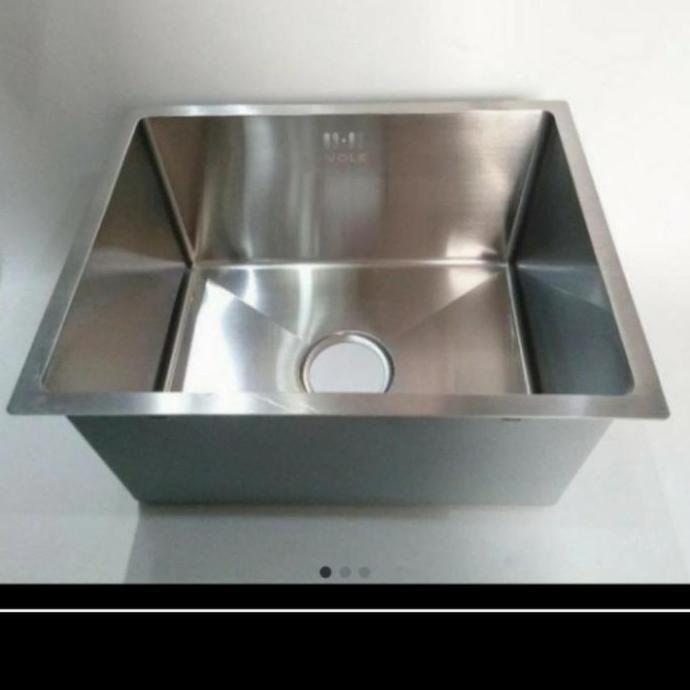 Kitchen Sink Stainless Volk 5040 Undermount Bak Cuci Piring Kotak