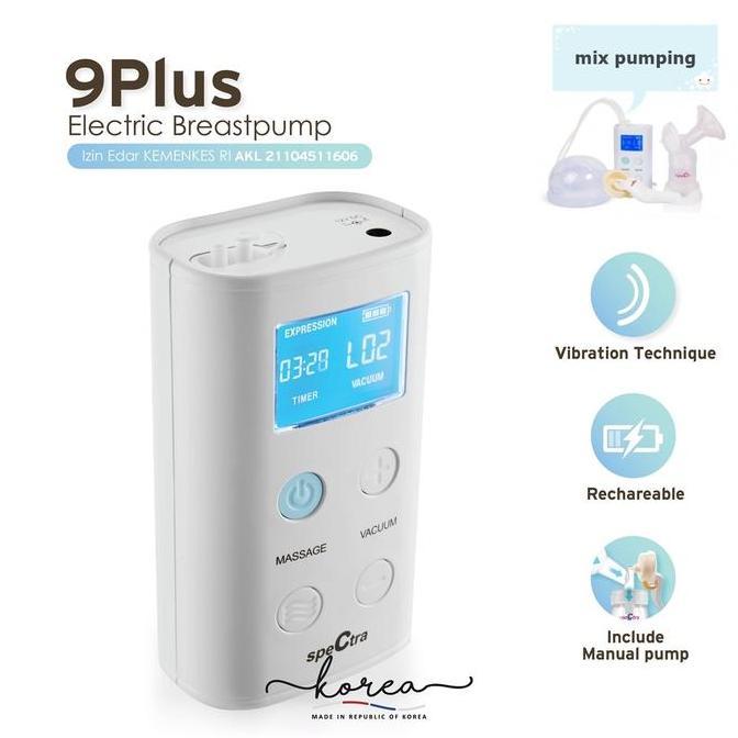 Spectra 9 Plus 9+ 9Plus Electric Breast Pump Pompa Asi Elektrik Mix Pumping Accessories