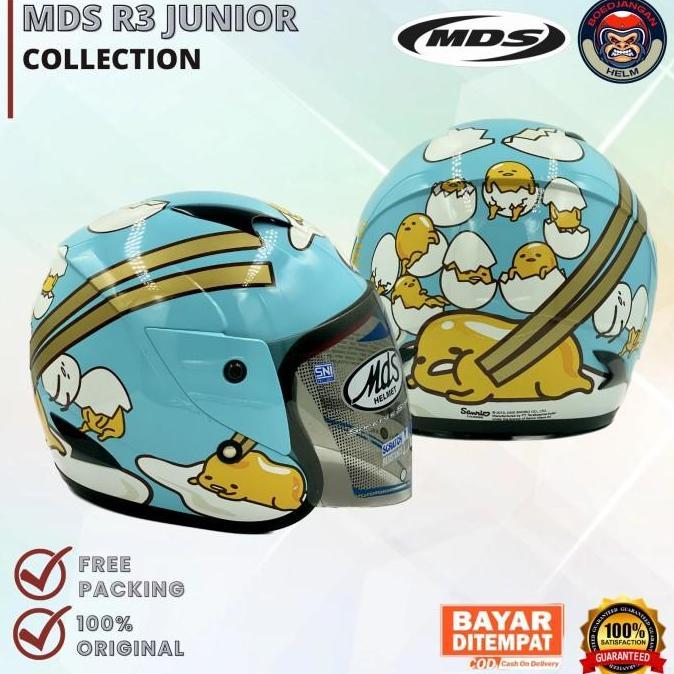 HELM MDS R3 JUNIOR GRAPHIC COLLECTION - HELM MDS ANAK- HELM HALF FACE