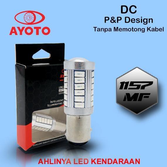 1 Buah Lampu AYOTO 1157 untuk stop/rem , kedip dan tidak kedip, tidak ada garansi Car
