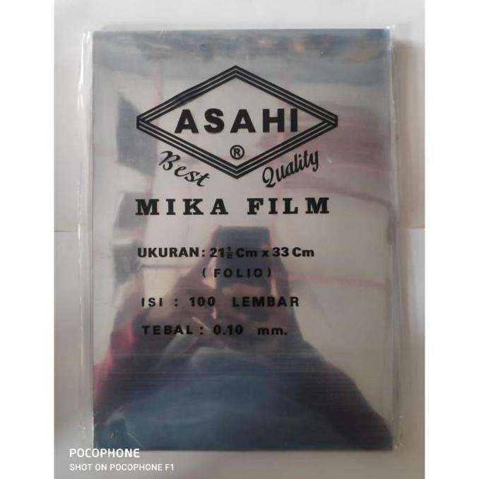 Plastik Mika / Cover Mika / Mika Film Jilid Bening Ukuran A4 0.10mm