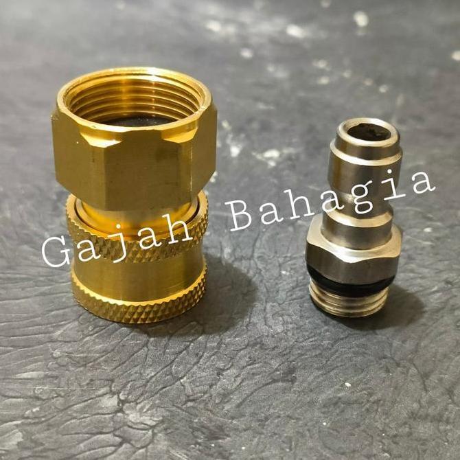 Quick release Gun M22 dan Selang Jet Cleaner Konektor Sambungan