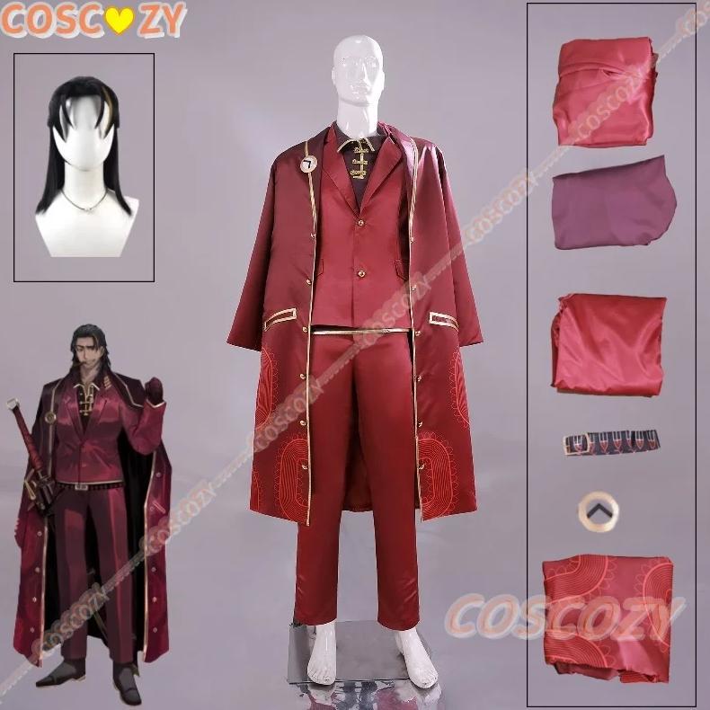 Anime Game Limbus Company Limbus Company Lei Heng Cosplay Costume Wig Custom Made Anime Halloween Pa