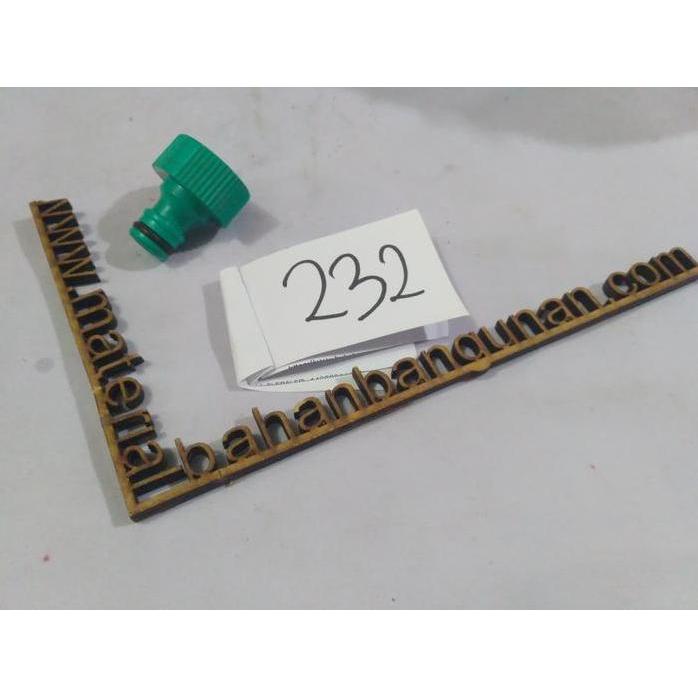 tap konektor 3/4" drat dalam sambungan selang air keraan kran adaptor