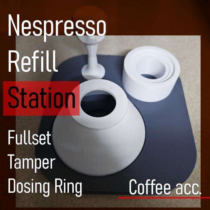 Nespresso Capsule Filler Station Pod Refill Essenza Mini Stand Coffee Cup Dudukan Box Kopi Tempat Ka