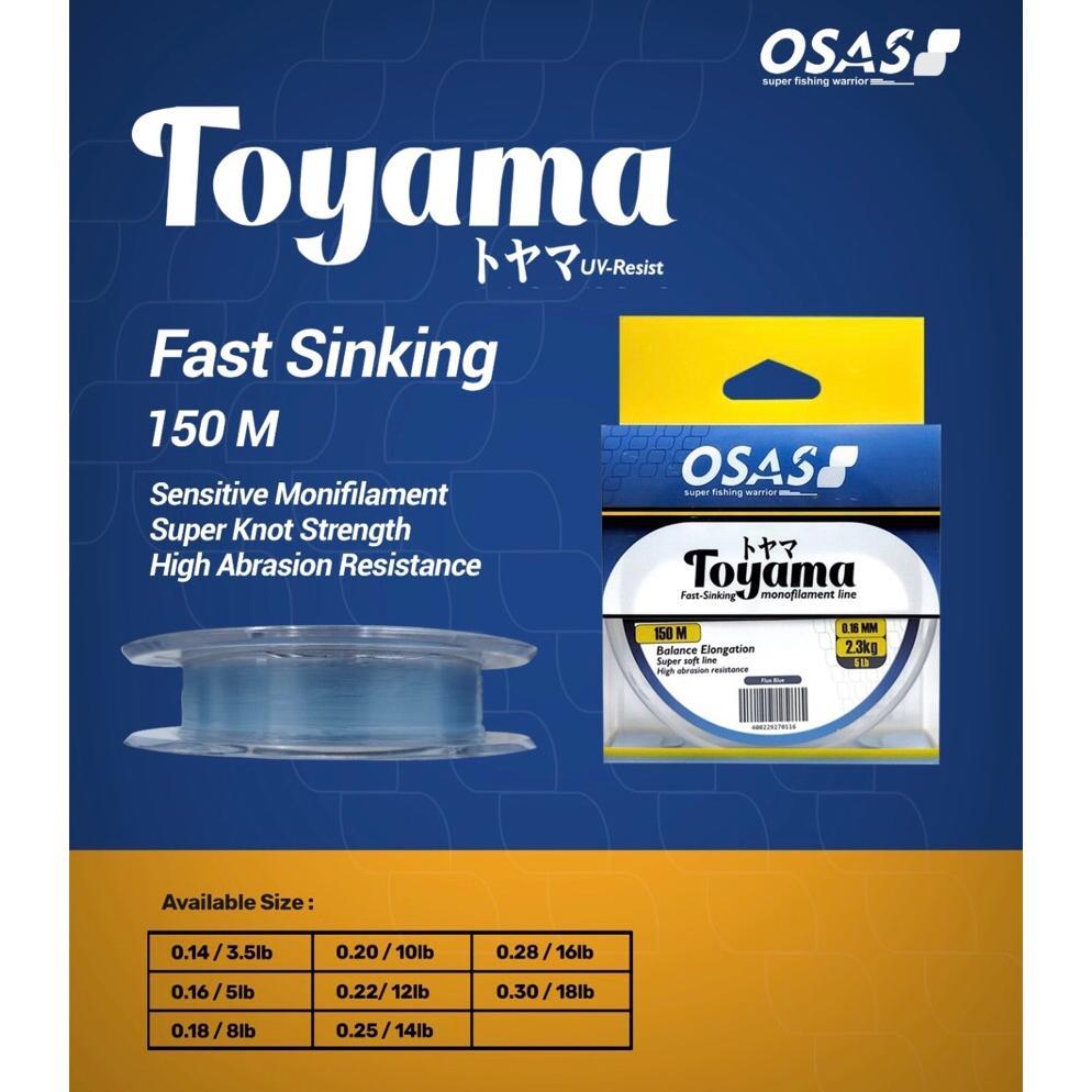 Senar OSAS TOYAMA 150M | Sinking