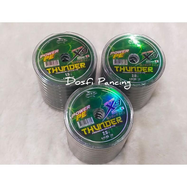 SENAR PANCING PE UTS THUNDER X9 100M