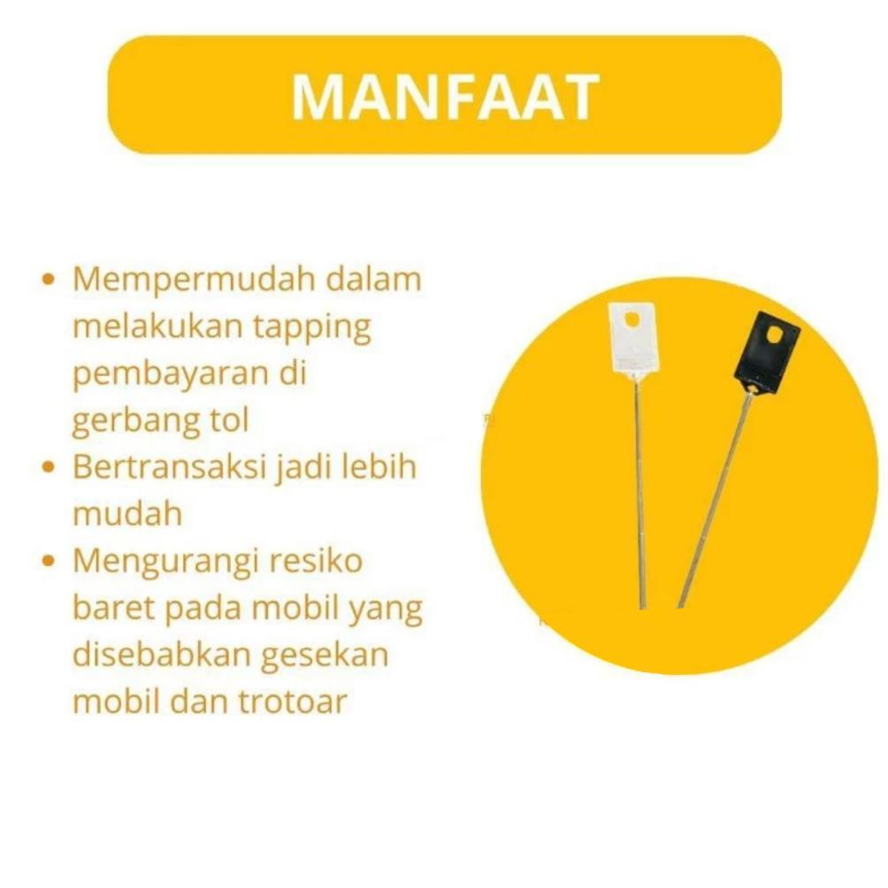 BESTPROMO GOOD MADE - Tongkat E Toll Stainless | Tongtoll Tongkat Kartu Tol Elektronik Flexibel | To