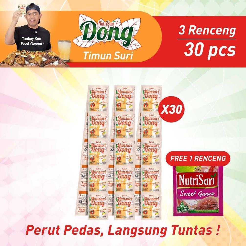 Nutrisari Munsuri Dong 3 Renceng FREE 1 Renceng Nutrisari
