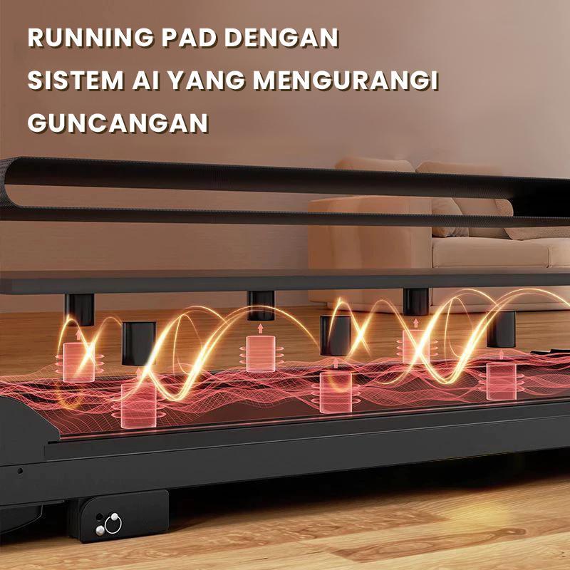 Sonix Treadmill Incline T Model Sport Treadmill Sudut 8 Sudut Electric Low Watt Dapat Dilipat Runnin