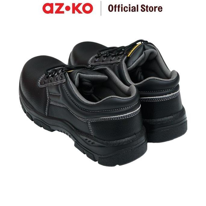AZKO Krisbow Ukuran 40 Hercules Sepatu Pengaman 4 inci Srss - Hitam Safety Shoes Pengaman Kaki Perle
