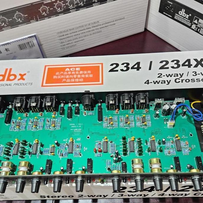 Volwe- Crossover Dbx 234Xl Komponen Full Macro