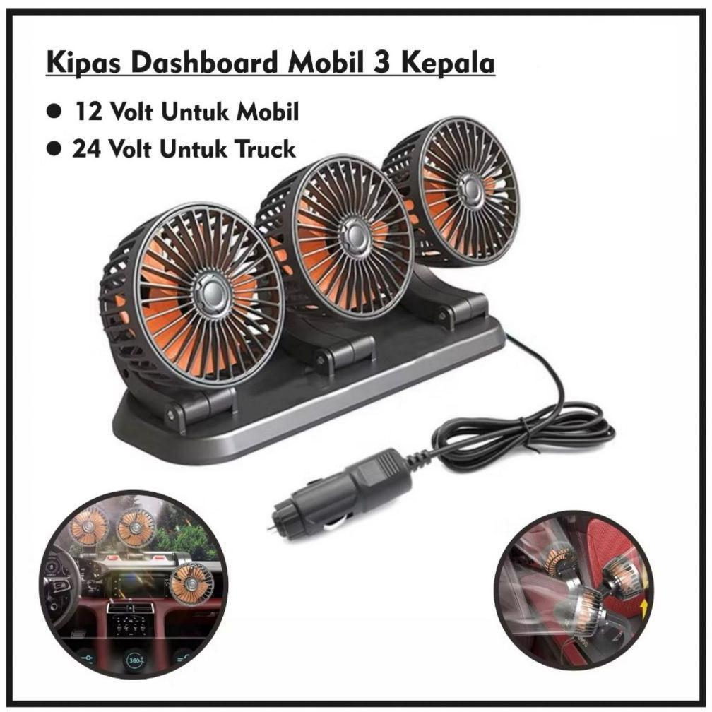 sale Kipas Angin Dashboard Mobil 24 Volt/12 Volt terbaru untuk truk/Kipas Angin Portable Mobil gantu