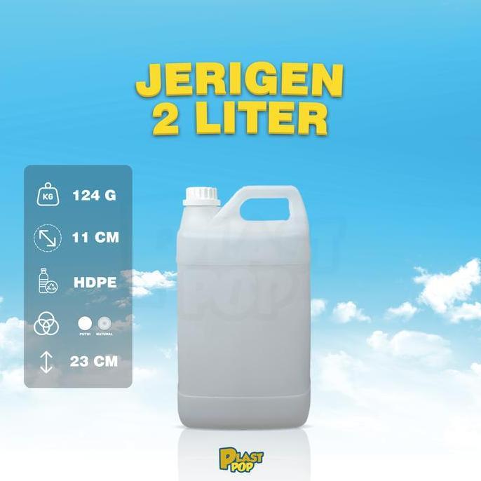 (35 pcs) Jerigen 2 Liter / Sabun / 2000 ml / 2 Liter Segel - Jerigen Berkualitas