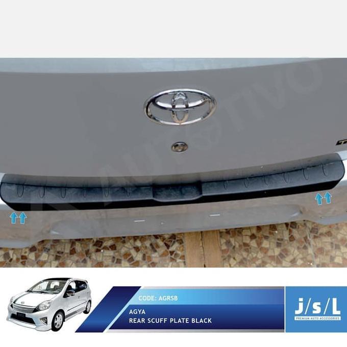 NEW Sillplate Belakang Agya Ayla 2013 2014 2015 2016 Aksesoris Mobil JSL Sill Plate Bagasi