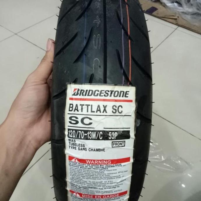 Terlaris Ban Luar Battlax Sc Ukuran 120/70-13 Nmax
