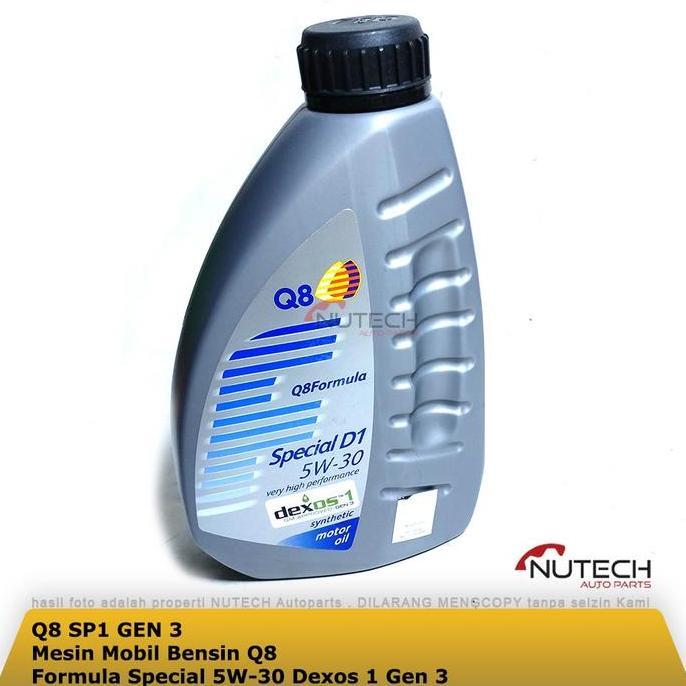 Oli Mesin Mobil Bensin Q8 Formula Special D1 5W-30 5W30 Dexos 1 Gen 3 Premium