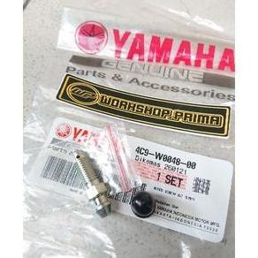 Baut Nepel 4C9 Pembuangan Angin Selang Minyak Rem Cakram Depan Kaliper Caliper Matic Bebek Sport Ori