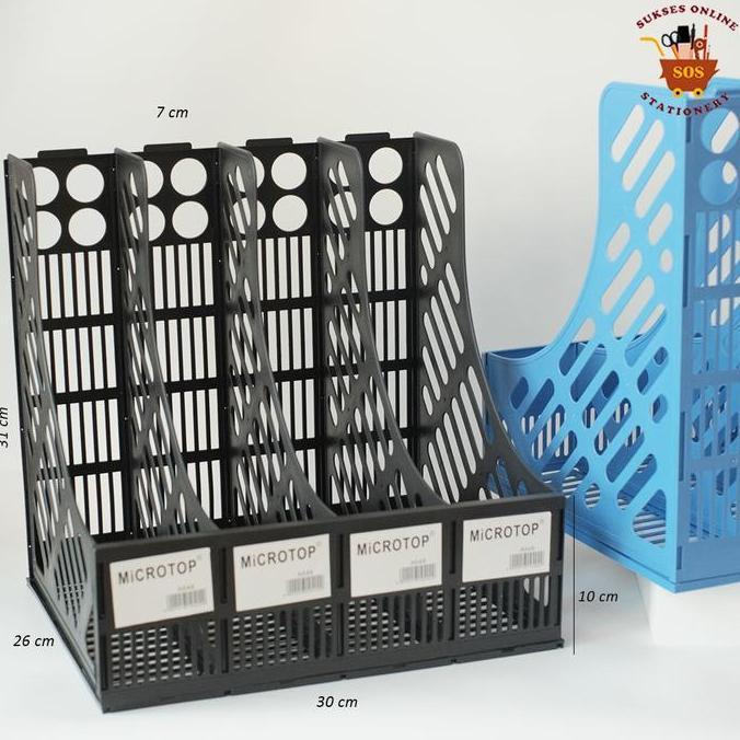 Dicdoc- Sos Box File 4 Susun Microtop A-648 / Box Plastik / Box File Keranjang