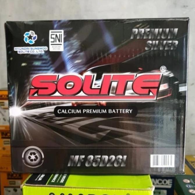 BEBAS ONGKIR - AKI BATERAI KERING SOLITE 85D26L/NX110-5L INNOVA DIESEL FORTUNER
