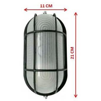 Bisadisini- Kap Lampu Kapal Tempel Dinding Hias Ball Ice Oval Indoor Outdoor