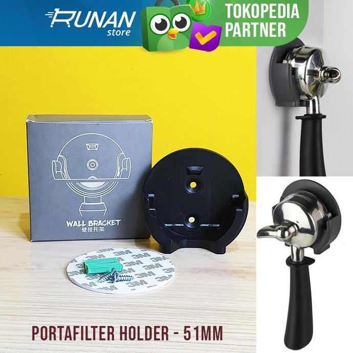 TERMURAH - Portafilter Holder 51mm Wall Mount - Gantungan Portafilter 51 mm