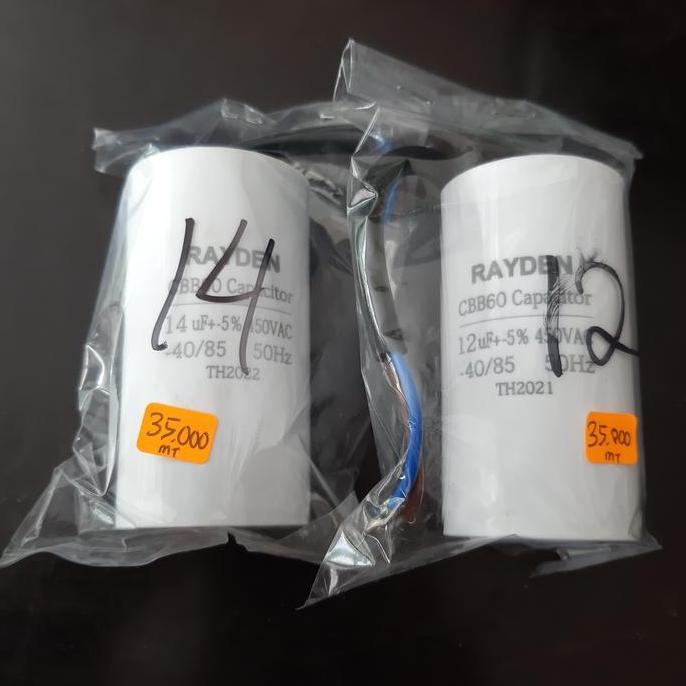 Kapasitor Pompa Air Cbb60 450V Bulat Restock