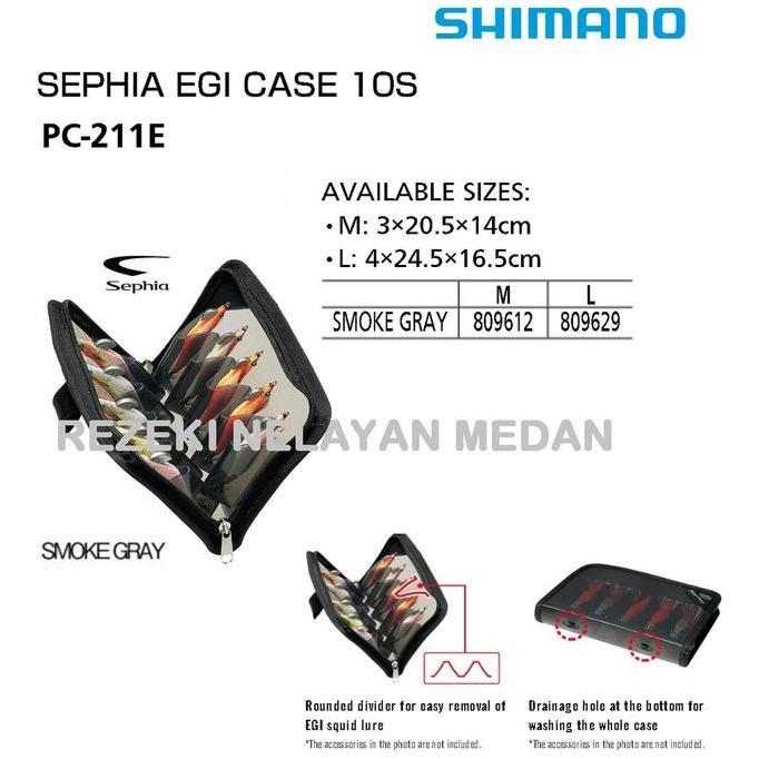 Tas Umpan Egi SHIMANO Sephia PC 211 E | SHIMANO EGI CASE 10S
