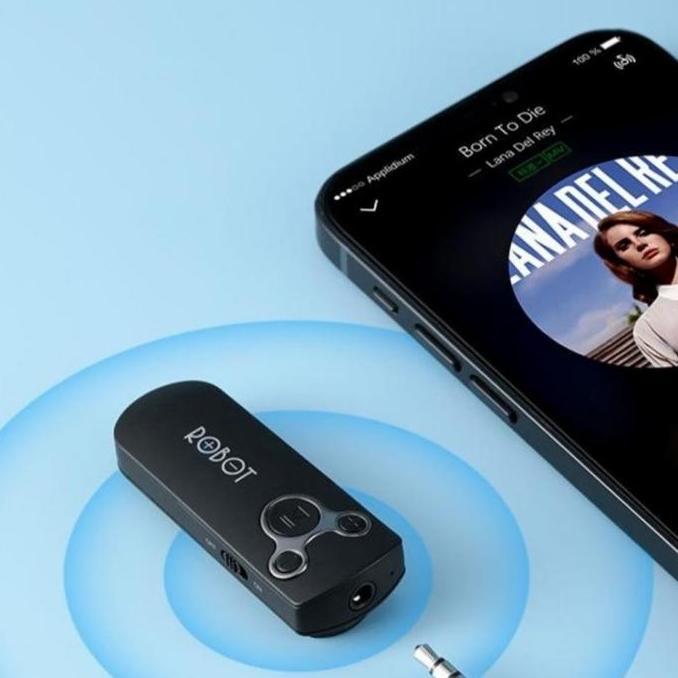 Bluetooth Audio Receiver ROBOT RS10 With 5.0 Small&Portable