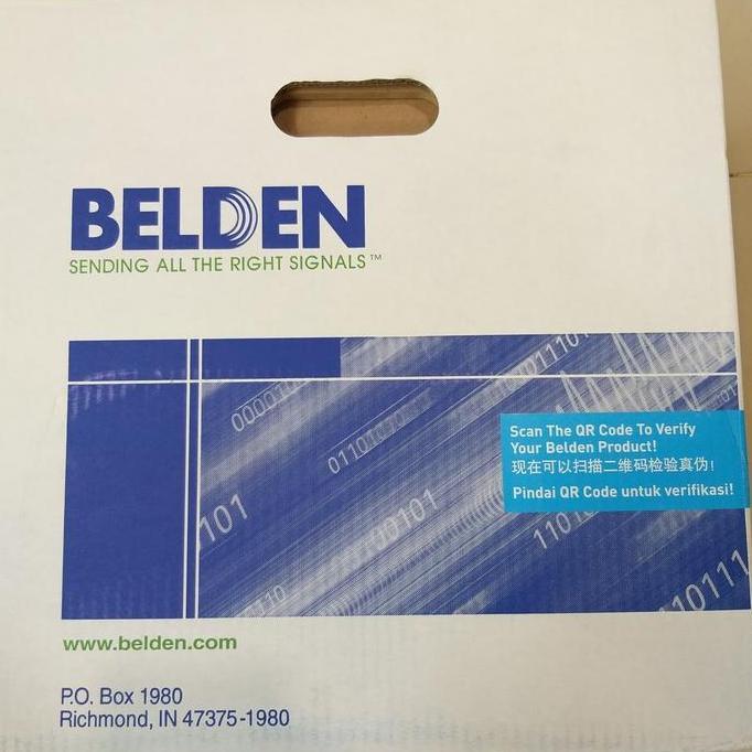 Inpoinpo- Belden Cat 6 / Kabel Lan Utp Cat 6 Belden / Belden Cat6 7814A 305Meter