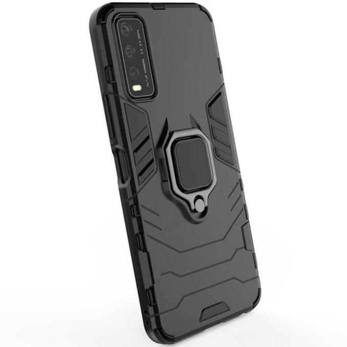 Hard Case Kickstand Magnetic I Ring Vivo Y20 / Vivo Y20S / Vivo Y12S