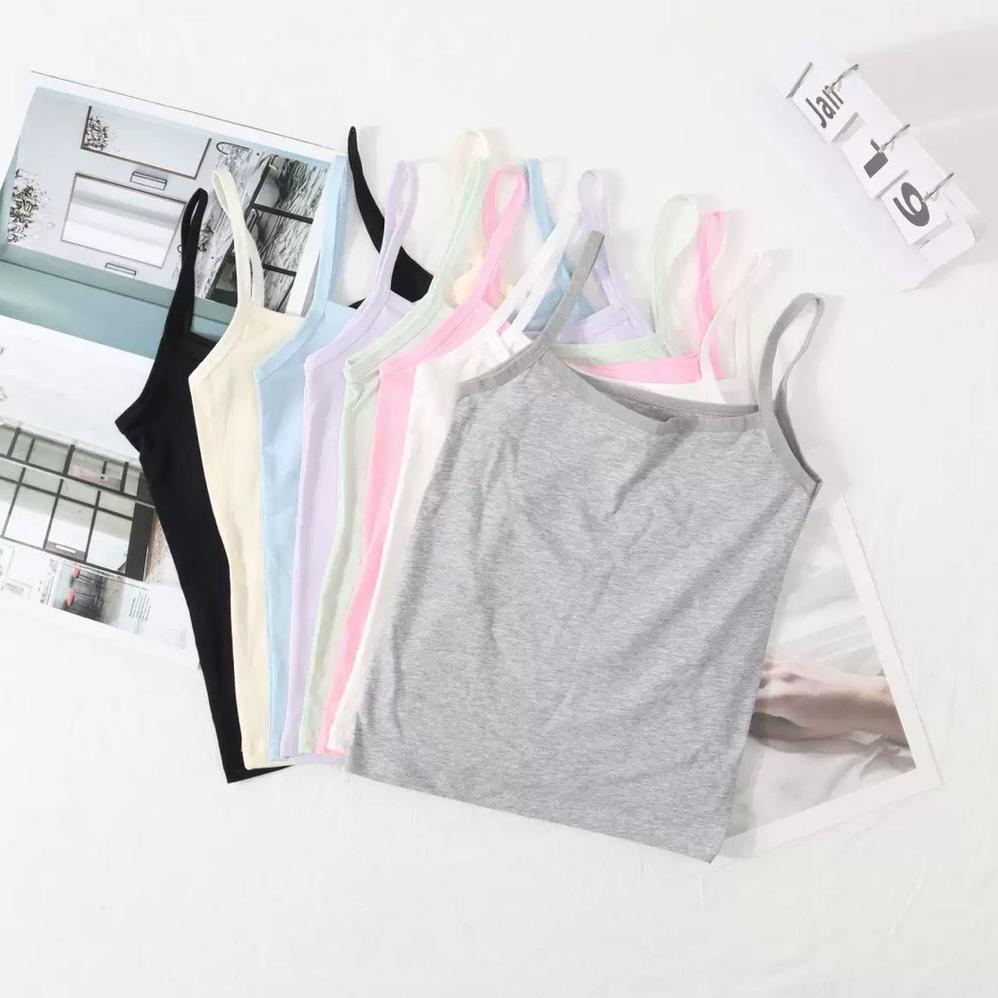 Singlet Polos Anak Remaja/Singlet Anak Perempuan/Pakaian Dalam Anak Perempuan