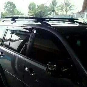 CROSSBAR / SPORT RACK / ROOF RACK JEPIT ROOF RAIL / REL RUSH TERIOS BRV FORTUNER PAJERO CAR ORIGINAL